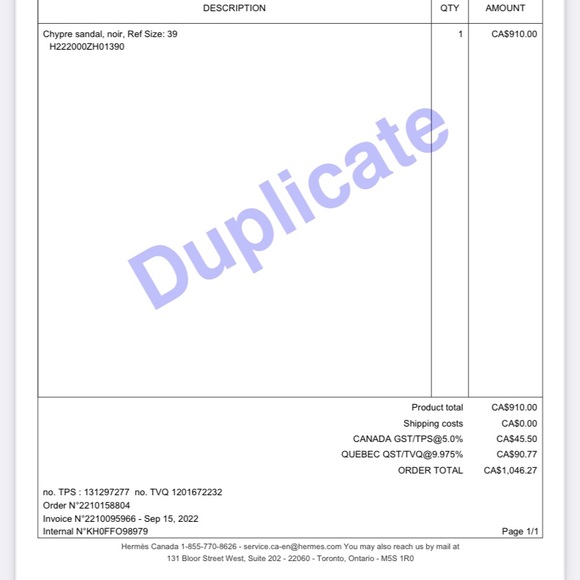 Hermes Chypre sandals Size 39 - Picture 6 of 6